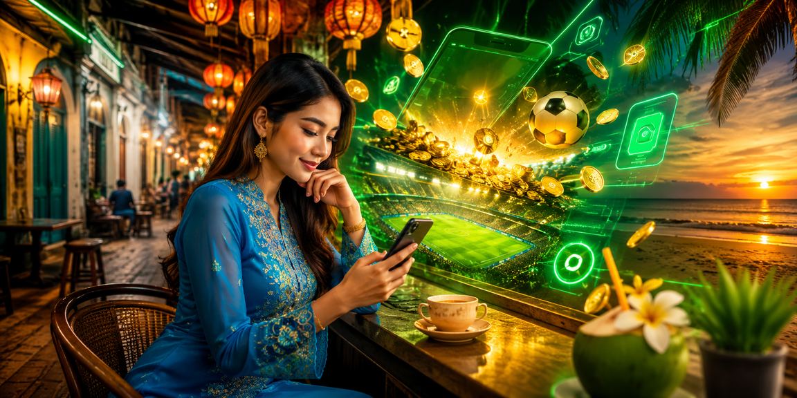 Pengguna bertanggungjawab menggunakan kasino mudah alih 99speedmart berbaju kurung di Ipoh